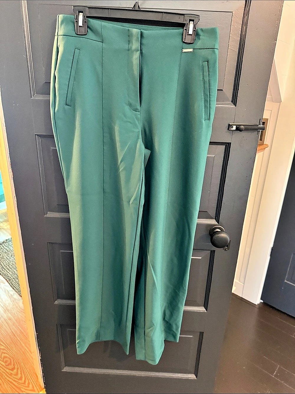 Anne Klein Wide Leg Pants in Green Like New